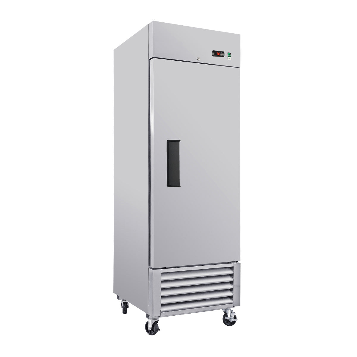 WURESE 27" Commercial Refrigerator, 23 cu.ft. 1 Solid Door Reach-In, Stainless Steel, ETL Approved, Upright Fridge for Restaurant & Kitchen Storage