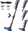 WURESE 25KPa Brushless Stick Cordless Vacuum, 55 Mins Run for Pet Hair & Floors