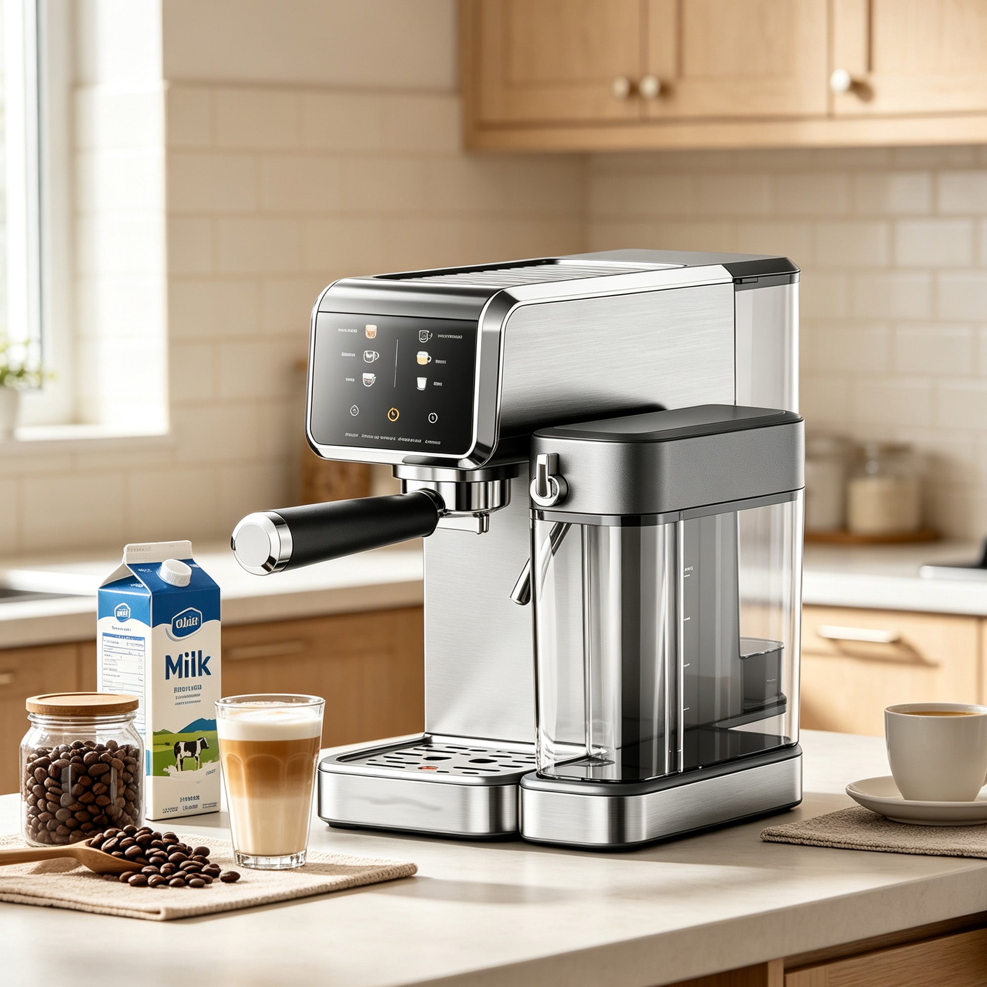 WURESE Espresso Machine with Automatic Milk Frother