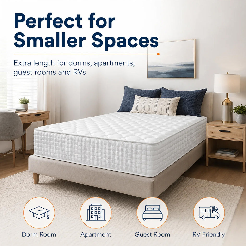 WURESE Hybrid Mattress Medium Firm Pocket Spring and Gel Memory Foam Full Size