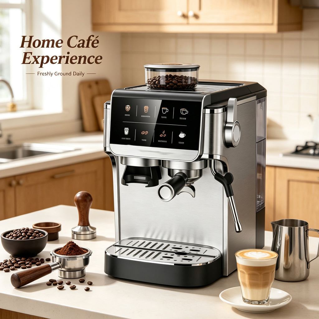 WURESE Espresso Machine Integrated Grinder