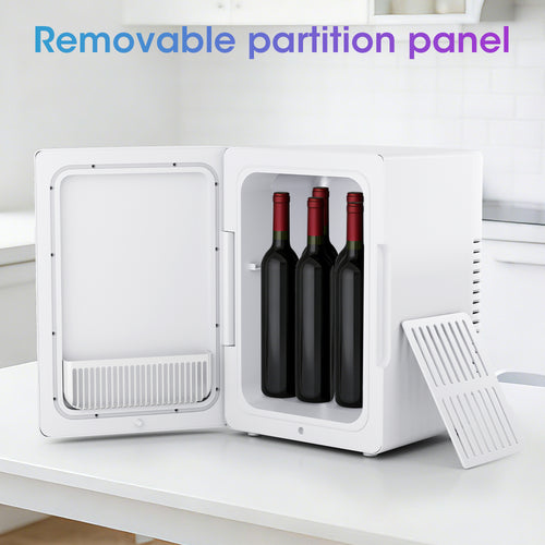 WHALL ULTRA 12L Portable Mini Fridge, White