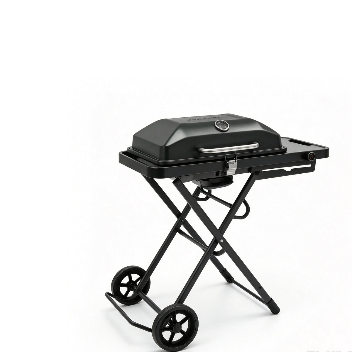WURESE Portable Fold‑Up Gas BBQ Grill with Wheels, 3.8 kW, Large Cooking Surface for Outdoor Camping Patio Backyard