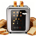 WHALLSE Toaster 2 slice, 6 Bread Shade Settings,Stainless Steel Toasters with Bagel,Cancel,Defrost Function,Removable Crumb Tray,sliver